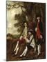 Portrait of Peter Darnal Muilman, Charles Crockatt and William Keeble-Thomas Gainsborough-Mounted Giclee Print