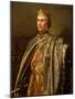 Portrait of Peter I (1334-1369), the King of Castile and Leon - Painting by Dominguez Becquer, Joaq-Joachin Dominguez Becquer-Mounted Giclee Print
