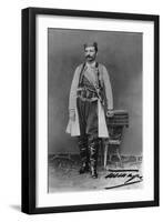 Portrait of Peter I (1844-1921) King of Serbia-Valerian Gribayedoff-Framed Giclee Print