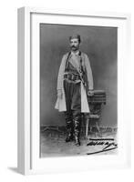 Portrait of Peter I (1844-1921) King of Serbia-Valerian Gribayedoff-Framed Giclee Print