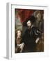 Portrait of Peter Paul Rubens with His Son Albert, Mid of 17th C-Peter Paul Rubens-Framed Giclee Print