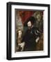 Portrait of Peter Paul Rubens with His Son Albert, Mid of 17th C-Peter Paul Rubens-Framed Giclee Print