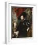 Portrait of Peter Paul Rubens with His Son Albert, Mid of 17th C-Peter Paul Rubens-Framed Giclee Print