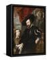 Portrait of Peter Paul Rubens with His Son Albert, Mid of 17th C-Peter Paul Rubens-Framed Stretched Canvas