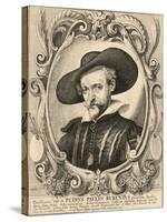 Portrait of Peter Paul Rubens-Wenceslaus Hollar-Stretched Canvas