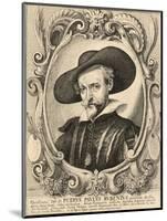 Portrait of Peter Paul Rubens-Wenceslaus Hollar-Mounted Giclee Print
