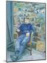 Portrait of Peter Reading, 1989-Peter Edwards-Mounted Giclee Print