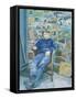 Portrait of Peter Reading, 1989-Peter Edwards-Framed Stretched Canvas