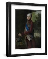 Portrait of Peter Von Biron (1724-180), Duke of Courland and Semigallia, 1781-Friedrich Hartmann Barisien-Framed Giclee Print