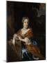 Portrait of Petronella Dunois-Nicolaes Maes-Mounted Art Print