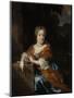 Portrait of Petronella Dunois-Nicolaes Maes-Mounted Art Print