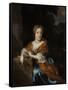 Portrait of Petronella Dunois-Nicolaes Maes-Framed Stretched Canvas