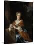 Portrait of Petronella Dunois-Nicolaes Maes-Stretched Canvas