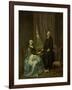 Portrait of Petrus Bliek, Remonstrant Minister in Amsterdam, with His Wife Cornelia Drost-Hendrik Pothoven-Framed Art Print