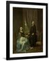 Portrait of Petrus Bliek, Remonstrant Minister in Amsterdam, with His Wife Cornelia Drost-Hendrik Pothoven-Framed Art Print