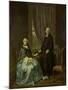 Portrait of Petrus Bliek, Remonstrant Minister in Amsterdam, with His Wife Cornelia Drost-Hendrik Pothoven-Mounted Art Print