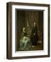 Portrait of Petrus Bliek, Remonstrant Minister in Amsterdam, with His Wife Cornelia Drost-Hendrik Pothoven-Framed Art Print