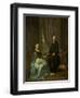 Portrait of Petrus Bliek, Remonstrant Minister in Amsterdam, with His Wife Cornelia Drost-Hendrik Pothoven-Framed Art Print