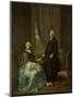 Portrait of Petrus Bliek, Remonstrant Minister in Amsterdam, with His Wife Cornelia Drost-Hendrik Pothoven-Mounted Art Print