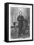 Portrait of Phileas Fogg, Illustration from "Around the World in Eighty Days"-Alphonse Marie de Neuville-Framed Stretched Canvas