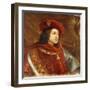 Portrait of Philip I of Spain, Bust-Length, Wearing the Order of the Golden Fleece-Cornelis de Vos-Framed Giclee Print