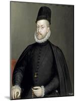 Portrait of Philip II (1527-159), King of Spain and Portugal, 1565-Sofonisba Anguissola-Mounted Giclee Print
