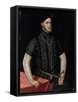 Portrait of Philip II (1527-159), King of Spain and Portugal, C. 1550-Antonis Mor-Framed Stretched Canvas