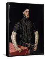 Portrait of Philip II (1527-159), King of Spain and Portugal, C. 1550-Antonis Mor-Framed Stretched Canvas