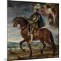 Portrait of Philip II (1527-159) on Horseback, 1628-Peter Paul Rubens-Mounted Giclee Print