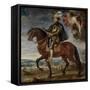 Portrait of Philip II (1527-159) on Horseback, 1628-Peter Paul Rubens-Framed Stretched Canvas