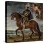 Portrait of Philip II (1527-159) on Horseback, 1628-Peter Paul Rubens-Stretched Canvas