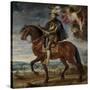 Portrait of Philip II (1527-159) on Horseback, 1628-Peter Paul Rubens-Stretched Canvas