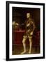 Portrait of Philip II in Armor-Titian (Tiziano Vecelli)-Framed Giclee Print