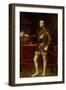 Portrait of Philip II in Armor-Titian (Tiziano Vecelli)-Framed Giclee Print