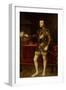 Portrait of Philip II in Armor-Titian (Tiziano Vecelli)-Framed Giclee Print