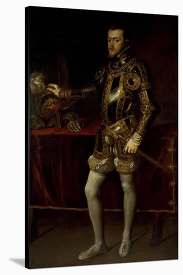 Portrait of Philip II, King of Spain, When Prince, C.1628-29-Peter Paul Rubens-Stretched Canvas