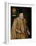 Portrait of Philip II with Coat of Arms of King of Portugal, 1580-Alonso Sanchez Coello-Framed Giclee Print