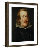 Portrait of Philip IV, King of Spain (1605-1665), 1652/53-Diego Velazquez-Framed Giclee Print