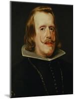 Portrait of Philip IV, King of Spain (1605-1665), 1652/53-Diego Velazquez-Mounted Giclee Print