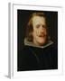 Portrait of Philip IV, King of Spain (1605-1665), 1652/53-Diego Velazquez-Framed Giclee Print