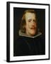 Portrait of Philip IV, King of Spain (1605-1665), 1652/53-Diego Velazquez-Framed Giclee Print