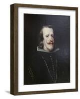 Portrait of Philip IV of Spain, C1656-C1660-Diego Velazquez-Framed Giclee Print