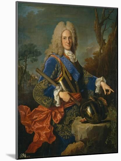 Portrait of Philip V (1683-174), King of Spain, 1723-Jean Ranc-Mounted Giclee Print