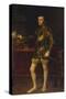 Portrait of Philipp Ii, 1551-Titian (Tiziano Vecelli)-Stretched Canvas