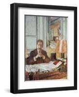 Portrait of Philippe Berthelot-Edouard Vuillard-Framed Giclee Print
