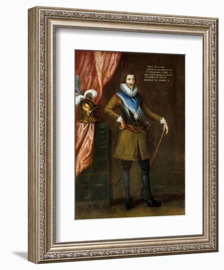 Portrait of Philippe De Bethune Attributed to Philippe De Champaigne-null-Framed Giclee Print