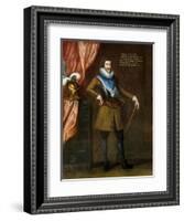 Portrait of Philippe De Bethune Attributed to Philippe De Champaigne-null-Framed Giclee Print