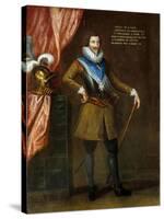 Portrait of Philippe De Bethune Attributed to Philippe De Champaigne-null-Stretched Canvas