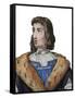 Portrait of Philippe de Commines (1447-1511), French writer and diplomat-French School-Framed Stretched Canvas