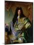 Portrait of Philippe De Courcillon (1638-1720) Marquis De Dangeau, 1702-Hyacinthe Rigaud-Mounted Giclee Print